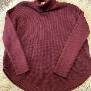 Michael Kors Burgundy size large Turtleneck Sweater